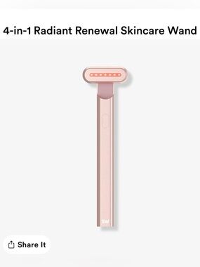 4-in-1 Radiant Renewal Skincare Wand — Pink BRAND NEW